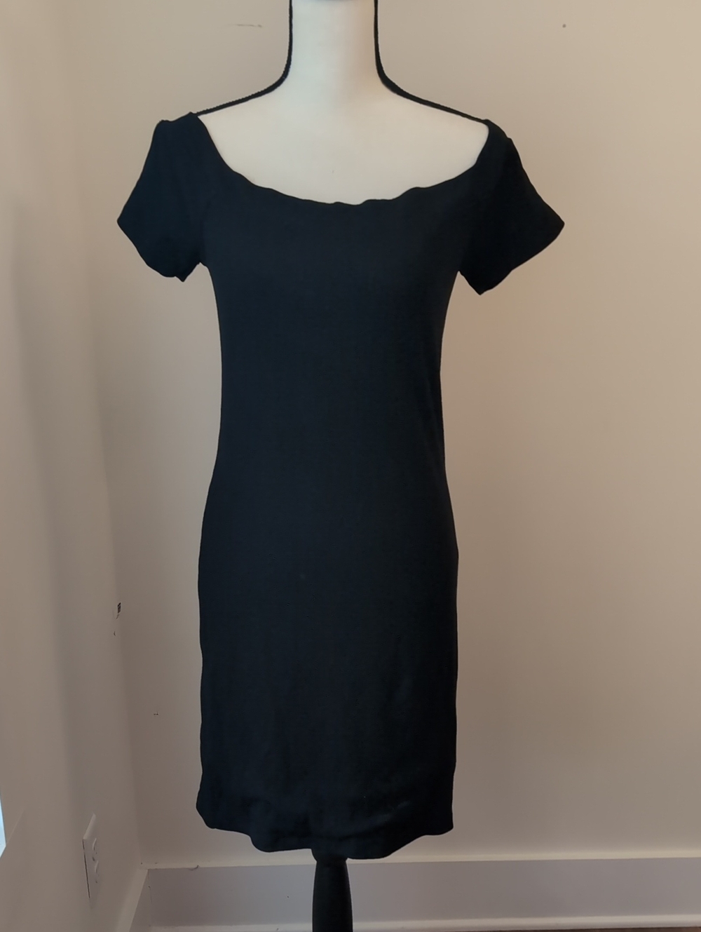 Old Navy Black Off-Shoulder Mini Dress